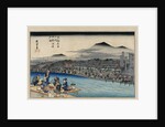 Cool of the Evening at Shijo Riverbed by Utagawa Hiroshige