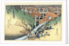 Red Maple Leaves at Tsuten Bridge, from the Series Famous Places of Kyoto by Utagawa Hiroshige