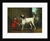 A Monkey Wearing a Crimson Livery Dancing with a Poodle on the Terrace of a Country House by John Wootton