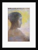 Head of a Young Woman in Profile by Odilon Redon