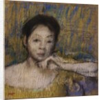 Bust of a Woman, with Chin Resting on Left Hand by Edgar Degas