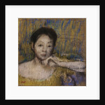 Bust of a Woman, with Chin Resting on Left Hand by Edgar Degas