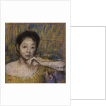 Bust of a Woman, with Chin Resting on Left Hand by Edgar Degas