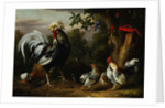 Poultry and Other Birds in the Garden of a Mansion by Jakob Bogdany