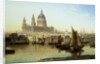A View of St. Paul's Cathedral from the River Thames by Anonymous