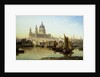 A View of St. Paul's Cathedral from the River Thames by Anonymous