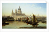 A View of St. Paul's Cathedral from the River Thames by Anonymous