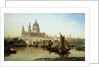 A View of St. Paul's Cathedral from the River Thames by Anonymous