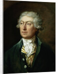 Portrait of the Artist, Bust Length in a Green Coat and White Stock by Thomas Gainsborough