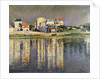 The Banks of the Seine at Argenteuil by Gustave Caillebotte
