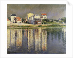 The Banks of the Seine at Argenteuil by Gustave Caillebotte