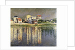 The Banks of the Seine at Argenteuil by Gustave Caillebotte