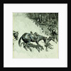 Crossing a Dangerous Place by Frederic Remington
