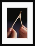 Two hands and a Wish Bone by Anonymous