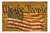 Constitution and U.S. Flag by Anonymous