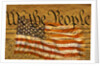 Constitution and U.S. Flag by Anonymous