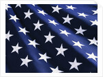 Stars on American Flag by Anonymous