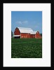 Barn and Corn Field by Anonymous