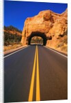 Highway Passing Through a Hill by Anonymous
