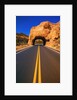 Highway Passing Through a Hill by Anonymous