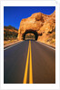 Highway Passing Through a Hill by Anonymous