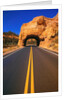 Highway Passing Through a Hill by Anonymous