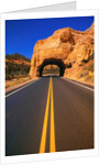 Highway Passing Through a Hill by Anonymous
