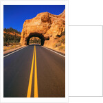 Highway Passing Through a Hill by Anonymous