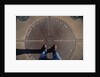 Tourist Standing on Four Corners Monument by Anonymous