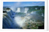 Iguazu Waterfalls and Rainbow. by Anonymous