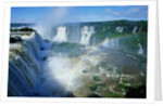 Iguazu Waterfalls and Rainbow. by Anonymous