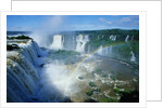 Iguazu Waterfalls and Rainbow. by Anonymous