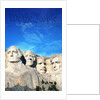 Preamble to US Constitution Above Mount Rushmore by Anonymous