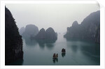 Junks in Ha Long Bay by Anonymous
