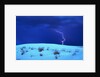 Lightening above White Sand Dune by Anonymous