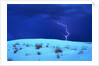 Lightening above White Sand Dune by Anonymous