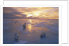 Polar Bears on Ice Pack at Sunset by Anonymous