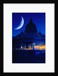 St. Peter's Basilica at Night by Anonymous