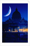 St. Peter's Basilica at Night by Anonymous