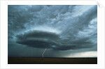 Lightning Striking the Ground by Anonymous