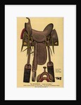 Postcard of a Horse Saddle by Anonymous