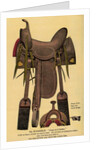 Postcard of a Horse Saddle by Anonymous