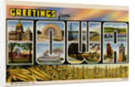 Greetings from Iowa Postcard by Anonymous