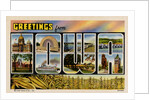Greetings from Iowa Postcard by Anonymous