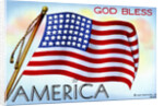 God Bless America Postcard by Anonymous