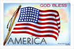 God Bless America Postcard by Anonymous