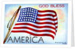 God Bless America Postcard by Anonymous