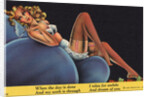 When the Day is Done, and My Work is Through, I Relax for Awhile, and Dream of You Postcard by Anonymous