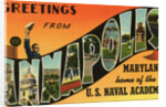 Greeting Card from Annapolis, Maryland by Anonymous