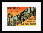 Greeting Card from Annapolis, Maryland by Anonymous